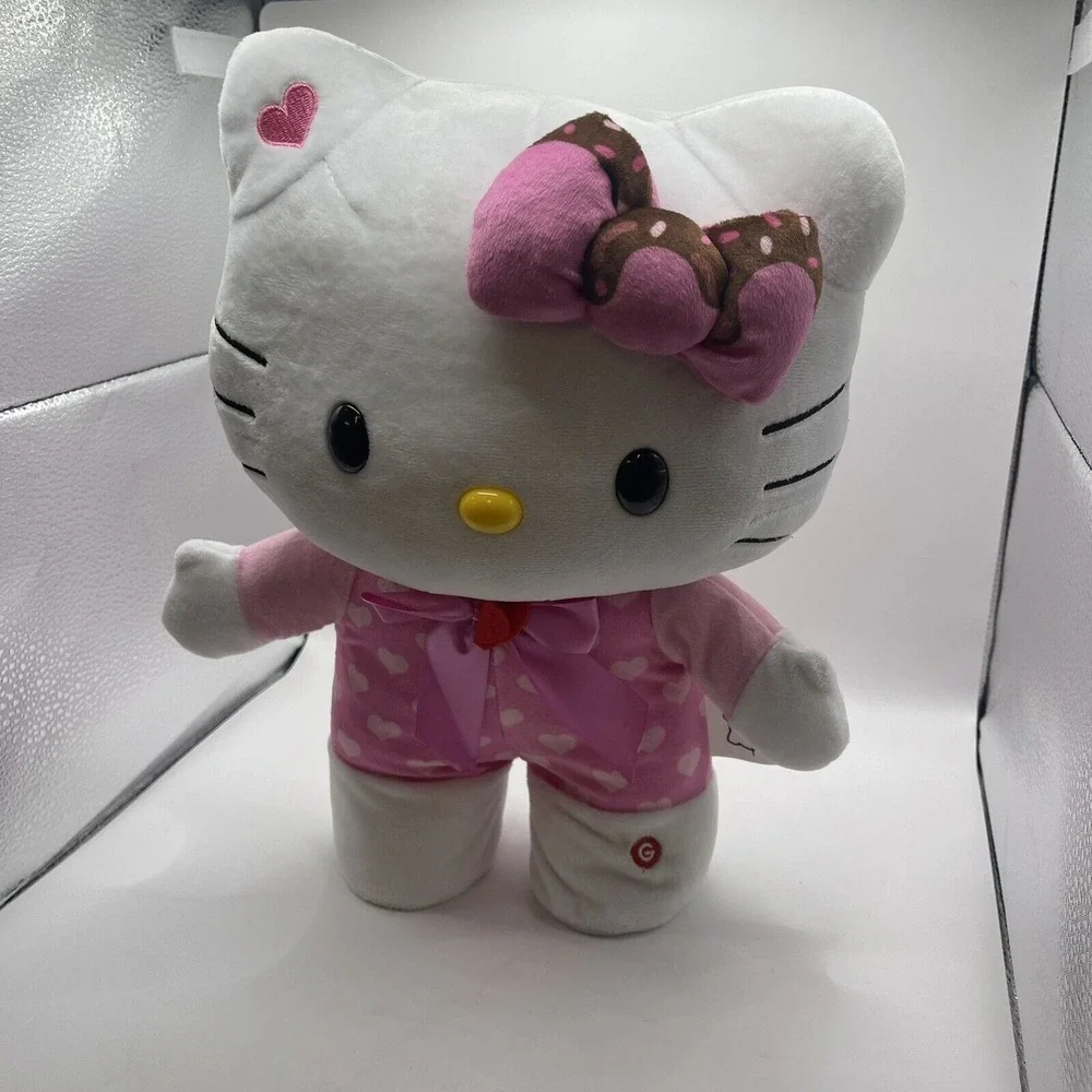 NWOT Hello Kitty ANIMATED plush 2024 Side Stepper LIMITED EDITION Valentine's D